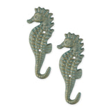SEAHORSE WALL HOOK SET / 2