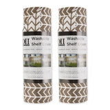 Mushroom Herringbone Shelf Liner Set/2