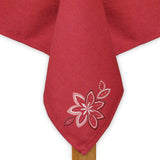 Dii White Polyester Tablecloth
