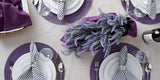 Dii Eggplant Round Polypropylene Woven Placemat (Set Of 6)