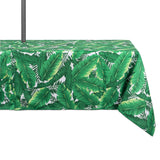 Dii Banana Leaf Outdoor Tablecloth With Zipper