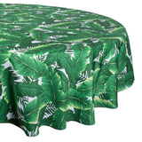 Dii Banana Leaf Outdoor Tablecloth 60 Round