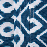 Dii Blue Ikat Outdoor Tablecloth With Zipper 60 Round