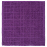 Dii Solid Eggplant Windowpane Terry Dishcloth (Set Of 6)
