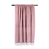 Dii Barn Red Woven Throw