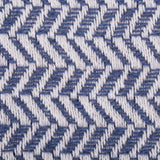 Dii French Blue Herringbone Chevron Throw