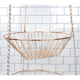 Rsvp International Wire Hanging Basket - Copper