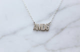AMDG in Sterling Silver