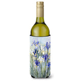 Caroline'S Treasures Iris By Bettie Chessman Wine Bottle Koozie Hugger, 750Ml, Multicolor