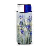 Caroline'S Treasures Iris By Bettie Chessman Michelob For Slim Cans, Multicolor