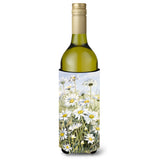 Caroline'S Treasures Daisies By Bettie Chessman Wine Bottle Koozie Hugger, 750Ml, Multicolor