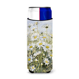 Caroline'S Treasures Daisies By Bettie Chessman Michelob Ultra Koozies For Slim Cans, Multicolor