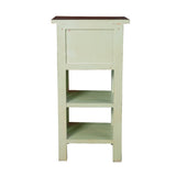 Sunset Trading Cottage End Table With Drawers And Shelves