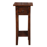 Sunset Trading Cottage Narrow Side Table | Java Brown