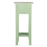 Sunset Trading Cottage Narrow Side Table | Distressed | Bahama | Limewash