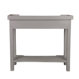 Sunset Trading Cottage Console Table | 2 Drawers | Shelf | Antique Gray