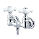 Kingston Brass CC40T1 Vintage 33/8Inch Wall Mount Tub Faucet, Polished Chrome
