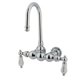 Kingston Brass CC4T1 Vintage 33/8Inch Wall Mount Tub Faucet, Polished Chrome