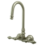 Kingston Brass CC71T8 Vintage 33/8Inch Wall Mount Tub Faucet, Brushed Nickel