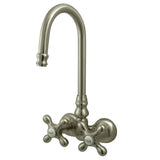 Kingston Brass CC77T8 Vintage 33/8Inch Wall Mount Tub Faucet, Brushed Nickel