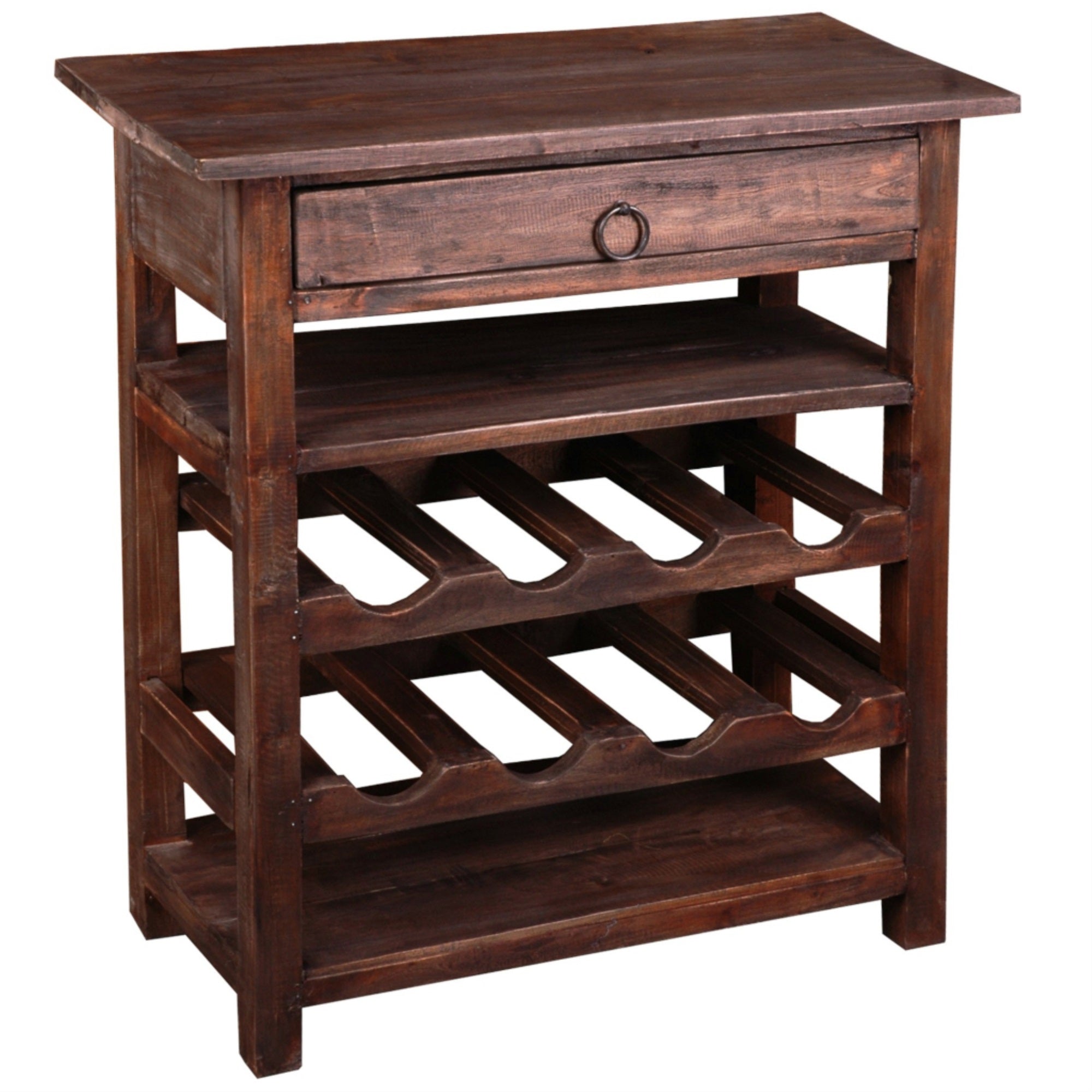 Sunset Trading Cottage Wine Server With Drawer