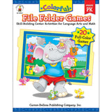 Colorful File Folder Games Resource Book, Grade PK