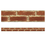 Industrial Cafe Brick Straight Border, 36