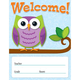 Colorful Owls Welcome