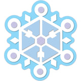 Snowflake Accents, Pack of 36