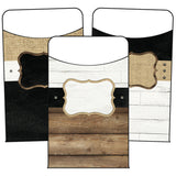 Industrial Chic Library Pockets, Pack of 36