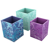 Galaxy Pencil Cups Desk Collection, Set of 3