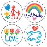 Faith Stickers, Pack of 120