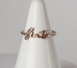 Fiat Ring in 925 Sterling Silver