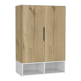 Rosie Armoire -Bedroom -Light Oak / White