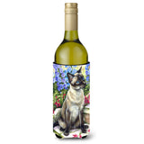 Caroline'S Treasures Siamese Cat In The Garden Wine Bottle Koozie Hugger, 750Ml, Multicolor