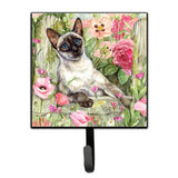 Caroline'S Treasures Siamese Cat In The Roses Leash Or Key Holder Cdco0033Sh4, Small, Multicolor