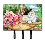 Caroline'S Treasures Cdco0178Th68 Cat In Basket Leash Or Key Holder, Large, Multicolor
