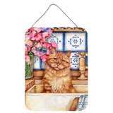 Caroline'S Treasures Cat In Sink By Debbie Cook Wall Or Door Hanging Prints Cdco0195Ds1216, 16Hx12W, Multicolor