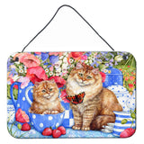 Caroline'S Treasures Blue Cats Wall Or Door Hanging Prints Cdco0200Ds812, 8H X 12W