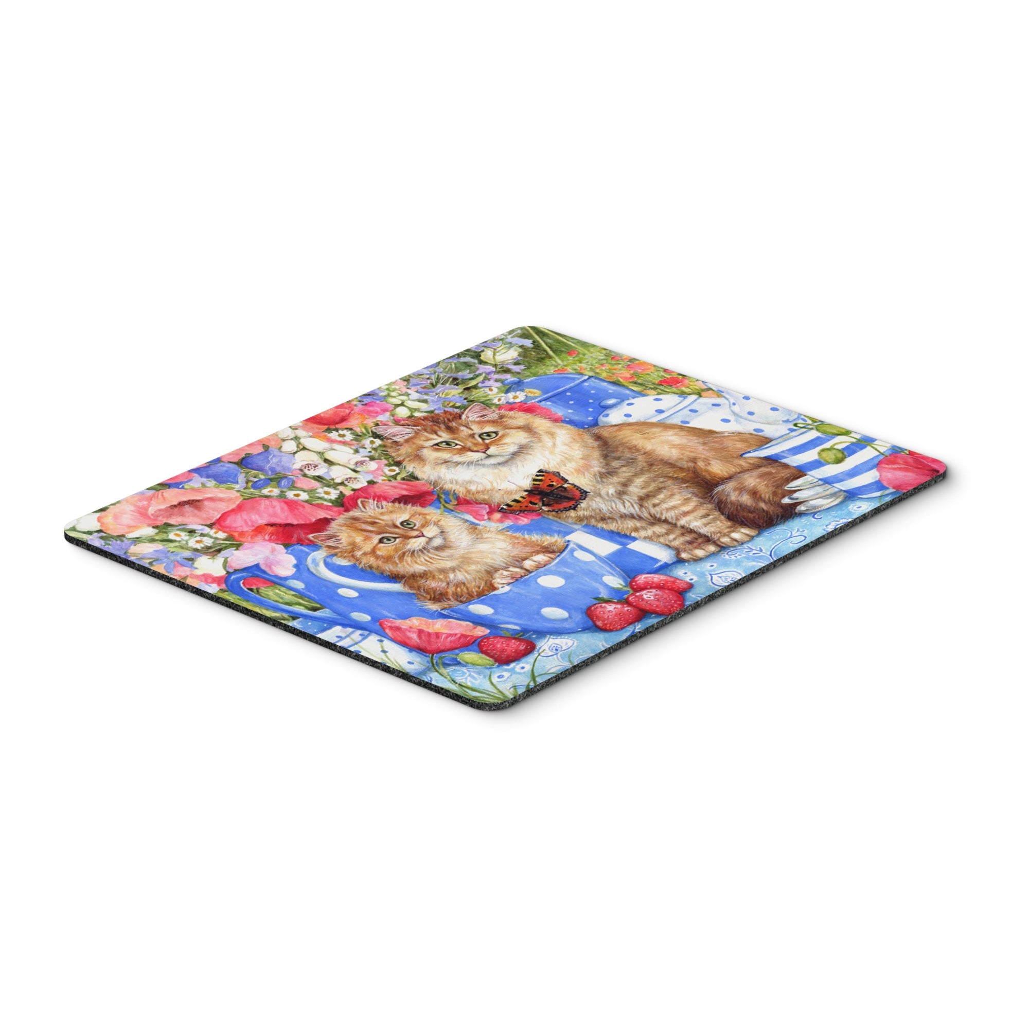 Caroline'S Treasures Blue Cats Mouse Pad, Hot Pad Or Trivet, Multicolor (Cdco0200Mp)