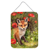Caroline'S Treasures Fox Cub By Debbie Cook Wall Or Door Hanging Prints Cdco0226Ds1216, 16H X 12W, Multicolor