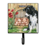 Caroline'S Treasures Patch The Border Collie And Piglet Friends Leash Or Key Holder Cdco0362Sh4, Small, Multicolor