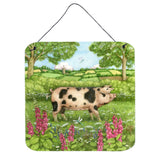 Caroline'S Treasures Pigs Meadowsweet By Debbie Cook Wall Or Door Hanging Prints Cdco0371Ds66, 6Hx6W, Multicolor