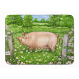 Caroline'S Treasures Pig In Dasies By Debbie Cook Floor Mat, 19 X 27, Multicolor