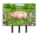Caroline'S Treasures Pig In Dasies By Debbie Cook Leash Or Key Holder Cdco0374Th68, Triple, Multicolor