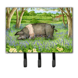 Caroline'S Treasures Pig In Bluebells By Debbie Cook Leash Or Key Holder Cdco0377Th68, Triple