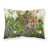 Caroline'S Treasures April Fox By Debbie Cook Fabric Standard Pillowcase Cdco0464Pillowcase, Multicolor