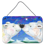 Caroline'S Treasures Bears Polar Kiss By Debbie Cook Wall Or Door Hanging Prints Cdco0487Ds812, 8Hx12W