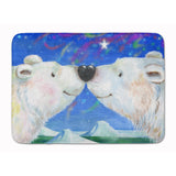 Caroline'S Treasures Bears Polar Kiss By Debbie Cook Floor Mat, 19 X 27, Multicolor