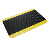 Industrial Deck Plate Ultra 3'x75' Black w/Yellow